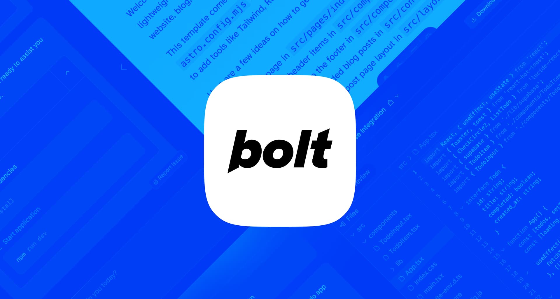 Bolt New Interface Overview